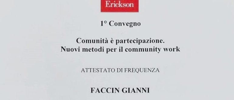Community Work - Lavoro di Comunità